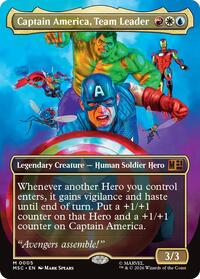 Captain America, Team Leader (Borderless), Commander: Marvel Super Heroes