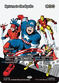 Return to the Ranks (Borderless), Marvel Universe Eternal-Legal