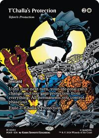 T'Challa's Protection - Teferi's Protection (Borderless), Marvel Universe Eternal-Legal