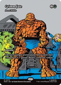 Grimm Fate - Beast Within (Borderless), Marvel Universe Eternal-Legal