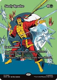 Steely Resolve (Borderless), Marvel Universe Eternal-Legal