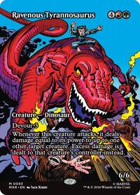 Ravenous Tyrannosaurus (Borderless), Marvel Universe Eternal-Legal