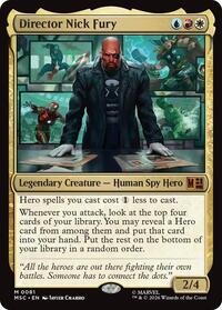 Director Nick Fury (Surge Foil), Commander: Marvel Super Heroes