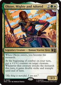 Okoye, Mighty and Adored (Surge Foil), Commander: Marvel Super Heroes