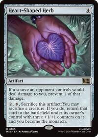 Heart-Shaped Herb (Surge Foil), Commander: Marvel Super Heroes