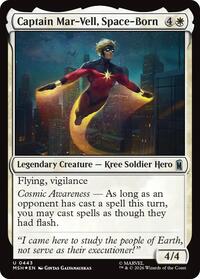 Captain Mar-Vell, Space-Born (Surge Foil), Marvel Super Heroes