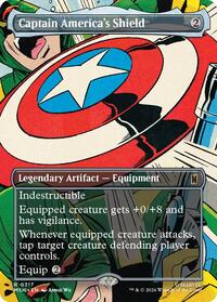 Captain America's Shield (Borderless) (0317), Marvel Super Heroes