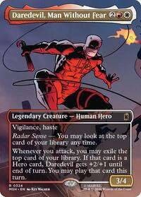 Daredevil, Man Without Fear (Borderless) (0324), Marvel Super Heroes