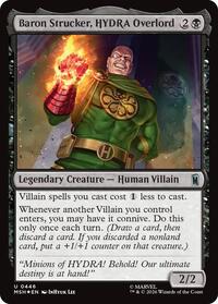 Baron Strucker, HYDRA Overlord (Surge Foil), Marvel Super Heroes