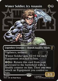 Winter Soldier, Icy Assassin (Borderless), Marvel Super Heroes