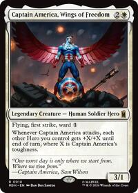 Captain America, Wings of Freedom, Marvel Super Heroes