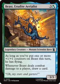 Beast, Erudite Aerialist, Marvel Super Heroes