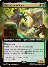 The Serpent Society (Extended Art), Marvel Super Heroes