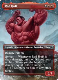 Red Hulk (Borderless), Marvel Super Heroes