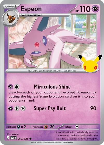 Espeon, Card 069/128