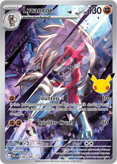 Lycanroc - 138/128, Card 138/128