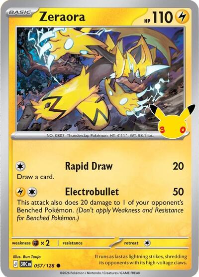 Zeraora, Card 057/128