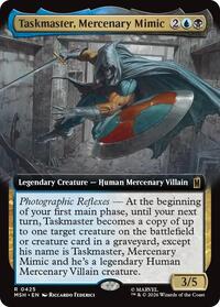 Taskmaster, Mercenary Mimic (Extended Art), Marvel Super Heroes