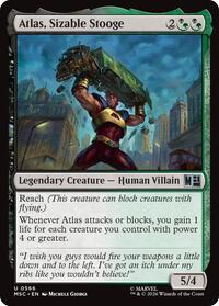 Atlas, Sizable Stooge, Commander: Marvel Super Heroes