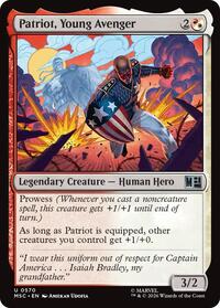 Patriot, Young Avenger, Commander: Marvel Super Heroes