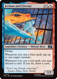 Iceman and Firestar, Commander: Marvel Super Heroes