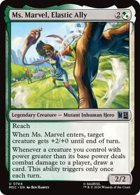 Ms. Marvel, Elastic Ally, Commander: Marvel Super Heroes