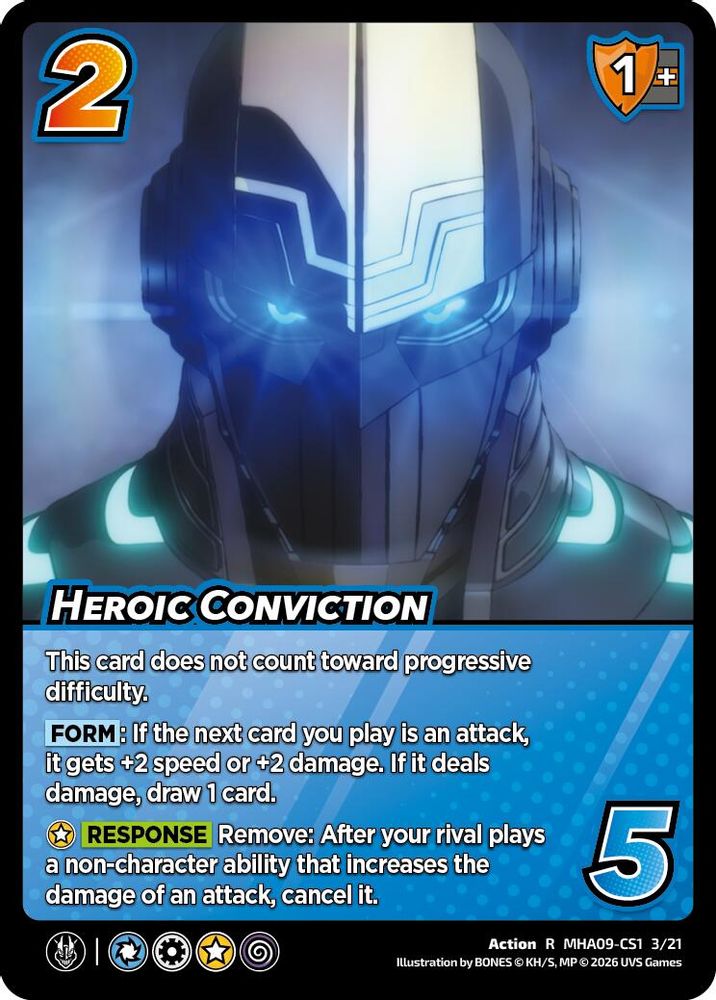 Heroic Conviction, Standard, front