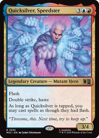 Quicksilver, Speedster, Commander: Marvel Super Heroes