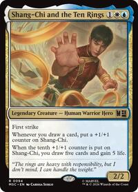 Shang-Chi and the Ten Rings (Surge Foil), Commander: Marvel Super Heroes