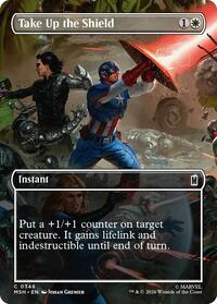 Take Up the Shield (Borderless), Marvel Super Heroes