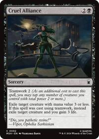 Cruel Alliance, Marvel Super Heroes
