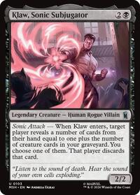 Klaw, Sonic Subjugator, Marvel Super Heroes