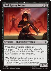 Red Room Recruit, Marvel Super Heroes