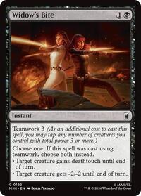 Widow's Bite, Marvel Super Heroes