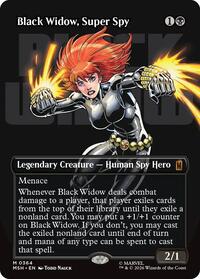Black Widow, Super Spy (Borderless) (0364), Marvel Super Heroes
