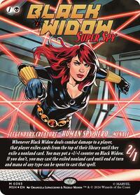 Black Widow, Super Spy (Borderless) (0393), Marvel Super Heroes
