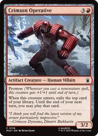 Crimson Operative, Marvel Super Heroes