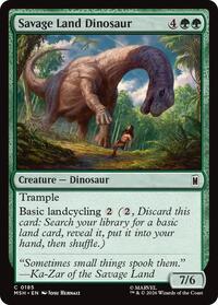 Savage Land Dinosaur, Marvel Super Heroes