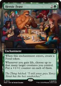 Heroic Feast (Extended Art), Marvel Super Heroes