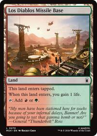Los Diablos Missile Base, Marvel Super Heroes