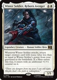 Winter Soldier, Reborn Avenger, Commander: Marvel Super Heroes