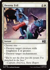 Destroy Evil, Commander: Marvel Super Heroes