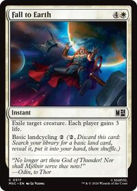 Fall to Earth, Commander: Marvel Super Heroes