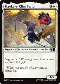 Hawkeye, Clint Barton (0518), Commander: Marvel Super Heroes