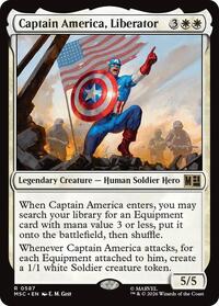 Captain America, Liberator, Commander: Marvel Super Heroes