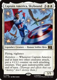 Captain America, Skybound, Commander: Marvel Super Heroes