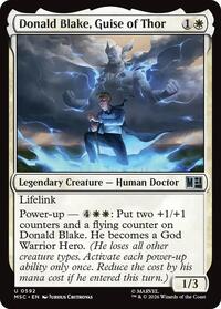 Donald Blake, Guise of Thor, Commander: Marvel Super Heroes