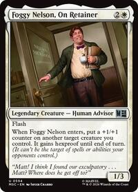 Foggy Nelson, On Retainer, Commander: Marvel Super Heroes