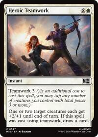 Heroic Teamwork, Commander: Marvel Super Heroes