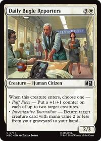 Daily Bugle Reporters, Commander: Marvel Super Heroes